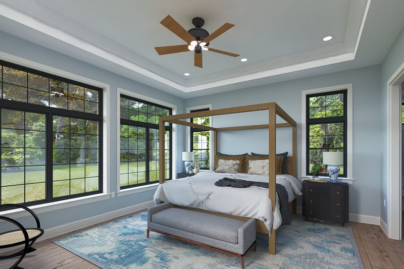 House Blueprint - Interior - Master Bedroom for Farmhouse House Plan #1060-238 - 3 bed, 2.5 bath