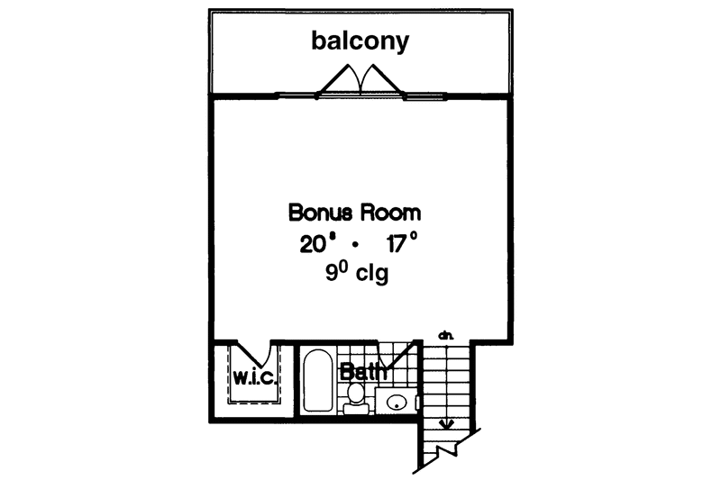 Home Plan - Floor Plan - Upper Floor for Country House Plan #417-757 - 4 bed, 3.5 bath
