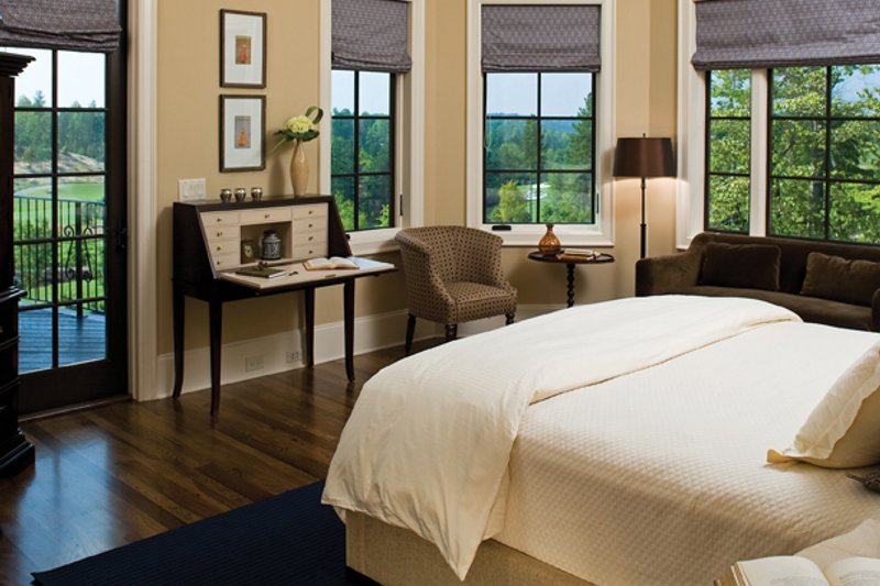 Architectural House Design - Interior - Master Bedroom for European House Plan #929-892 - 4 bed, 4 bath