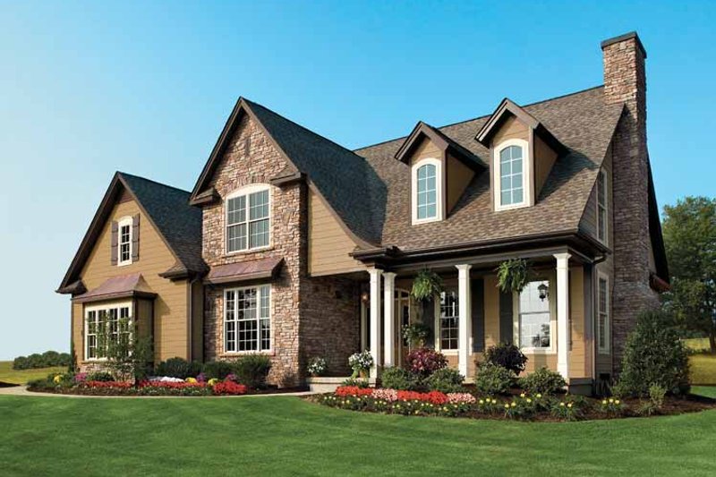 Home Plan - Country Exterior - Front Elevation Plan #929-634