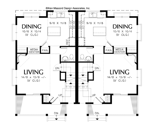 Architectural House Design - Country Floor Plan - Main Floor Plan #48-825
