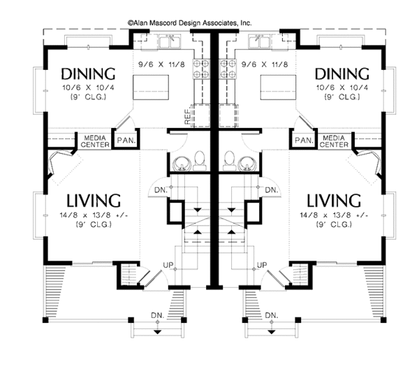 Country Floor Plan - Main Floor Plan #48-825