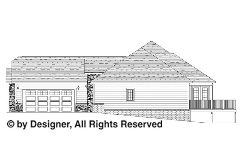 Home Plan - Floor Plan - Other Floor for Traditional House Plan #1057-4 - 3 bed, 2.5 bath