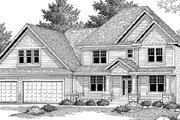 Country Style House Plan - 3 Beds 2.5 Baths 3253 Sq/Ft Plan #51-222 