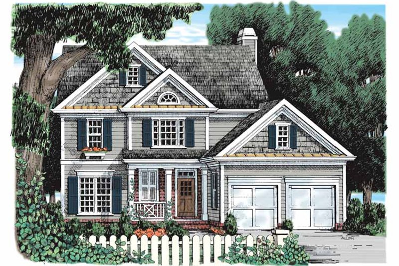 House Blueprint - Exterior - Front Elevation 4 for Country House Plan #927-820 - 4 bed, 3 bath