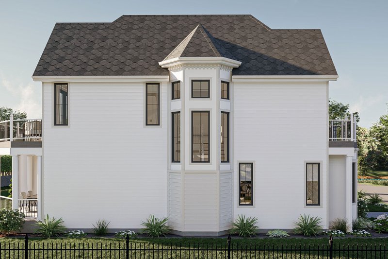 House Blueprint - Exterior - Other Elevation 1 for Modern House Plan #455-618 - 4 bed, 4.5 bath