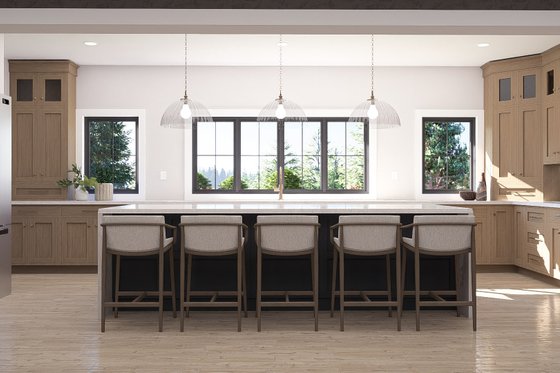 Interior - Kitchen for Cottage House Plan #455-746 - 4 bed, 2.5 bath