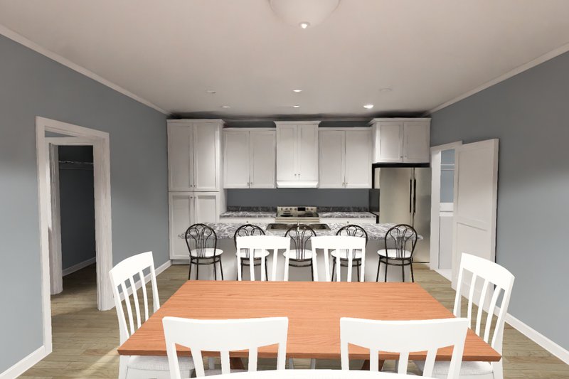 Architectural House Design - Interior - Kitchen for Modern House Plan #513-2460 - 3 bed, 2 bath