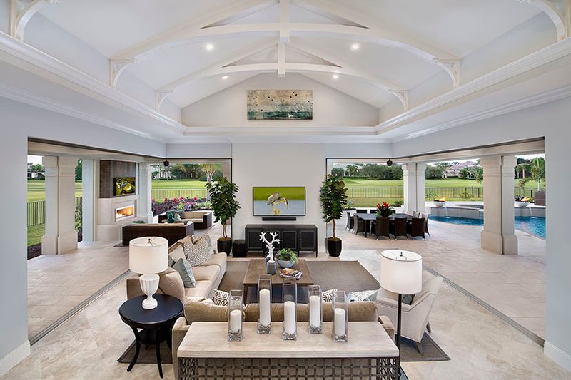 Dream House Plan - Interior - Family Room 1 for Mediterranean House Plan #1017-158 - 4 bed, 4.5 bath