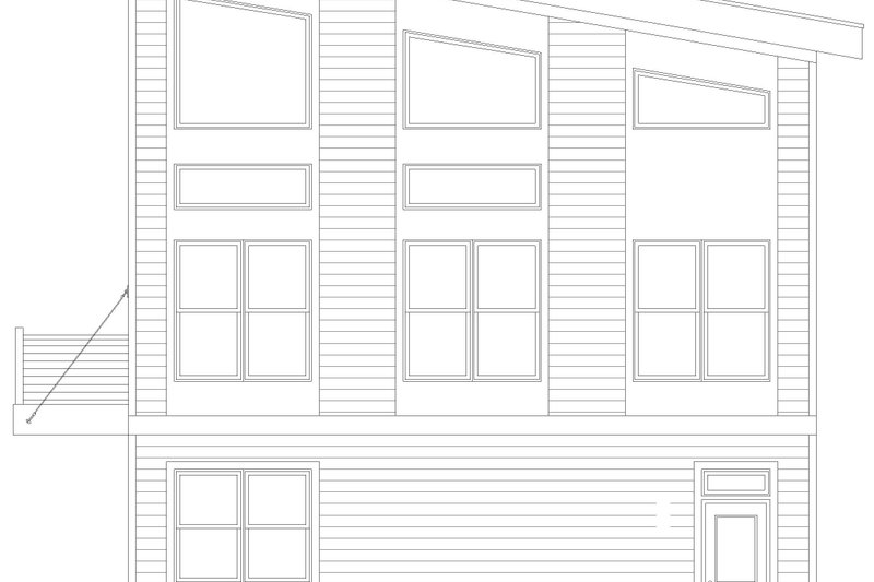 Architectural House Design - Exterior - Other Elevation 1 for Country House Plan #932-1299 - 3 bed, 2 bath