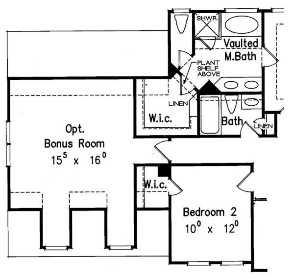 House Plan Design - Colonial Floor Plan - Upper Floor Plan #927-136