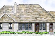 European Style House Plan - 3 Beds 2 Baths 2113 Sq/Ft Plan #410-3563 Exterior 