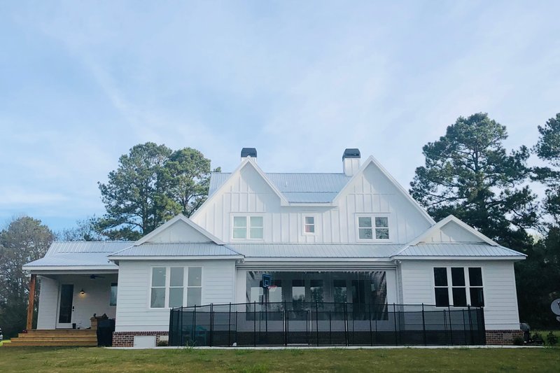 House Plan Design - Exterior - Rear Elevation for Farmhouse House Plan #928-350 - 4 bed, 4 bath