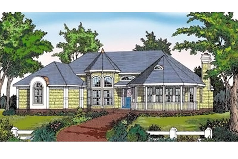 Home Plan - Exterior - Front Elevation 3 for Country House Plan #314-272 - 3 bed, 2 bath