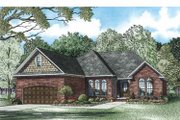 Country Style House Plan - 3 Beds 2 Baths 1848 Sq/Ft Plan #17-3353 