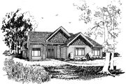 Ranch Style House Plan - 3 Beds 2 Baths 1416 Sq/Ft Plan #942-21 