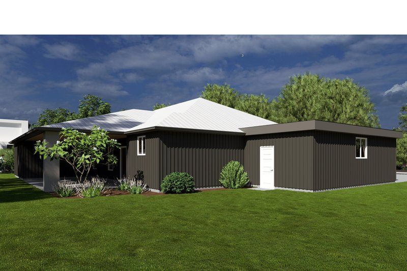 House Blueprint - Exterior - Other Elevation for Contemporary House Plan #1111-10 - 4 bed, 2.5 bath