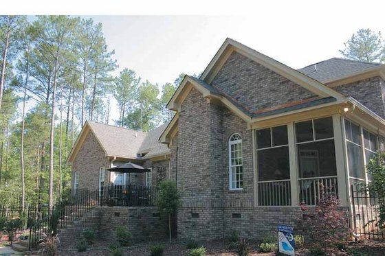 Exterior - Rear Elevation 2 for Colonial House Plan #927-587 - 4 bed, 4 bath