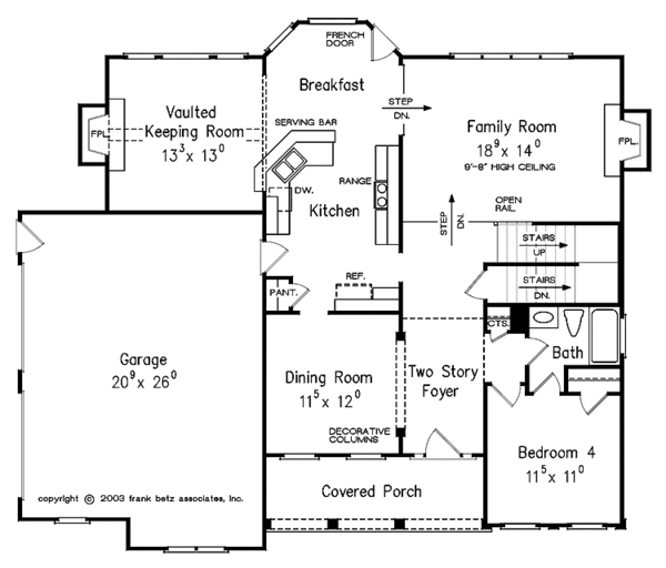 Home Plan - Country Floor Plan - Main Floor Plan #927-164
