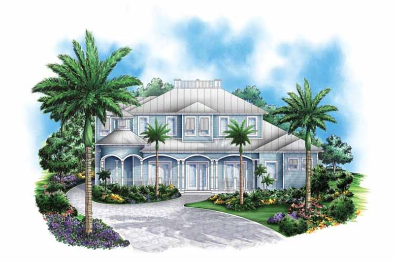 Architectural House Design - Country Exterior - Front Elevation Plan #1017-130
