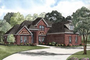 Traditional Exterior - Front Elevation Plan #17-2811