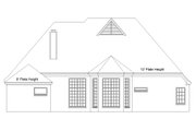 Traditional Style House Plan - 3 Beds 3 Baths 2593 Sq/Ft Plan #424-309 