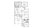 European Style House Plan - 3 Beds 2 Baths 1990 Sq/Ft Plan #927-509 