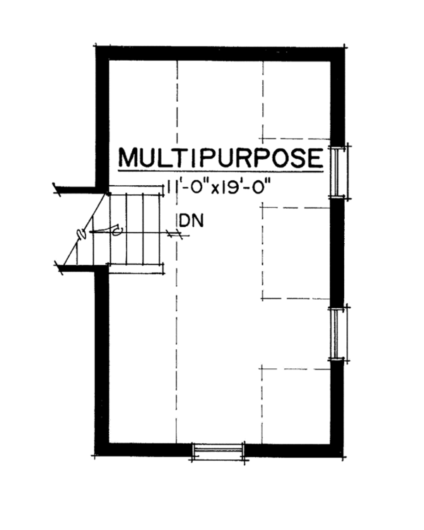 Architectural House Design - Colonial Floor Plan - Upper Floor Plan #1016-103