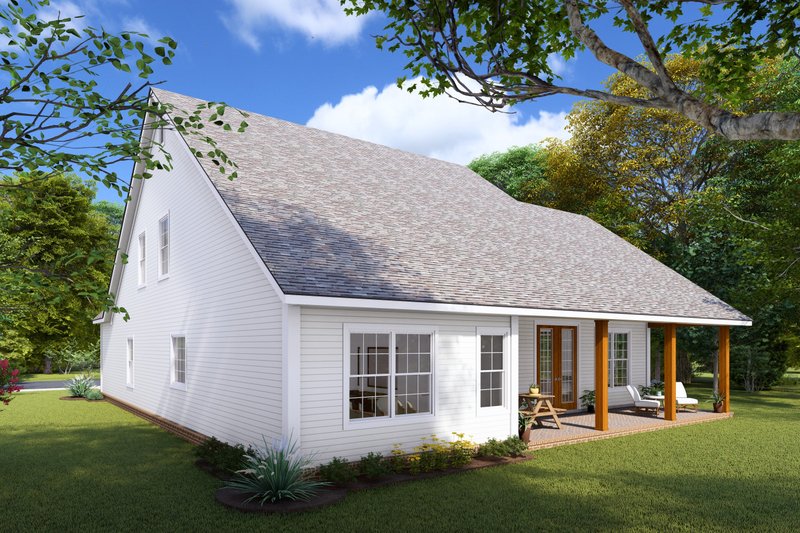 House Design - Exterior - Other Elevation 1 for Farmhouse House Plan #513-2239 - 3 bed, 2.5 bath