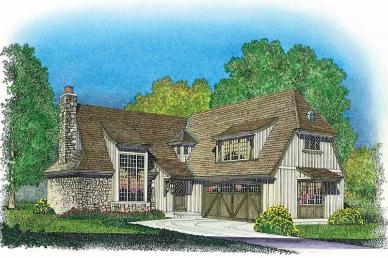 Dream House Plan - Country Exterior - Front Elevation Plan #1016-80