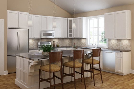 Interior - Kitchen for Ranch House Plan #18-9545 - 3 bed, 2 bath