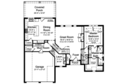 Cottage Style House Plan - 4 Beds 2.5 Baths 2586 Sq/Ft Plan #46-865 