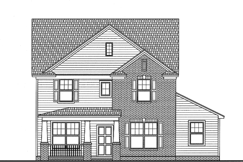 Home Plan - Colonial Exterior - Front Elevation Plan #999-157