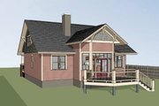 Bungalow Style House Plan - 3 Beds 2.5 Baths 2045 Sq/Ft Plan #79-356 