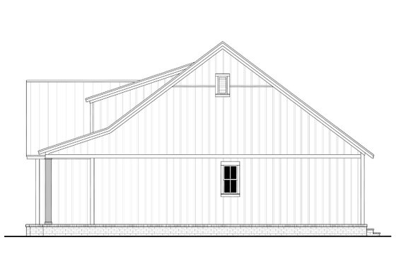 Exterior - Other Elevation for Farmhouse House Plan #430-241 - 3 bed, 2 bath