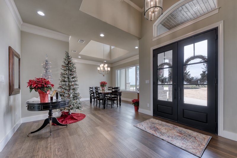 House Plan Design - Interior - Dining Room for Modern House Plan #1110-40 - 5 bed, 4.5 bath