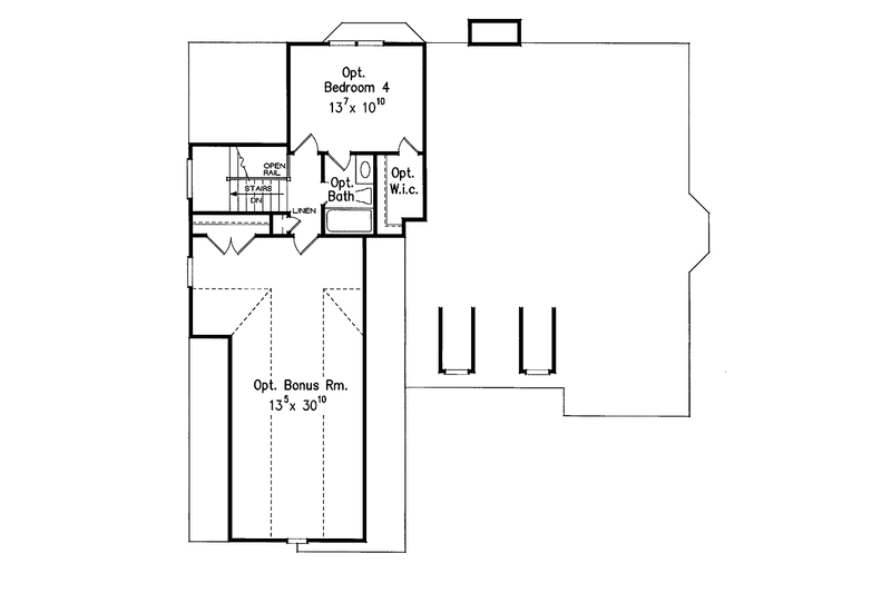 Home Plan - Floor Plan - Other Floor for Country House Plan #927-584 - 3 bed, 2 bath