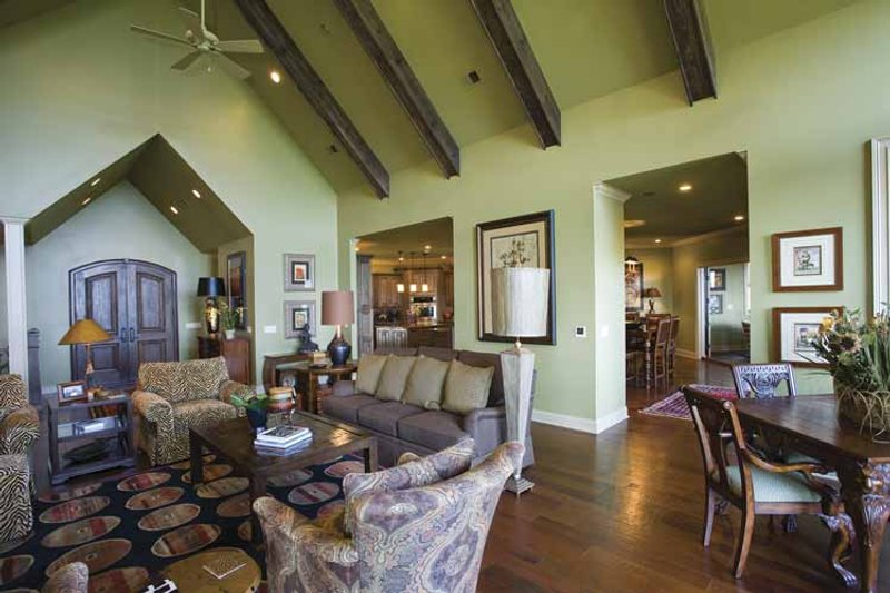 Architectural House Design - Interior - Dining Room for Traditional House Plan #17-3302 - 4 bed, 4.5 bath