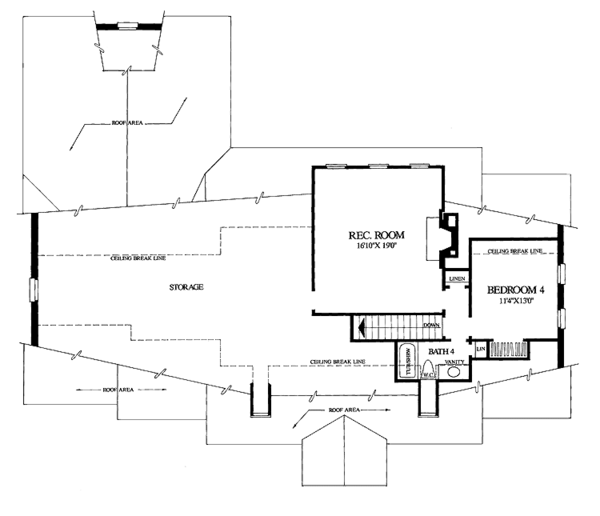 Dream House Plan - Colonial Floor Plan - Other Floor Plan #137-306