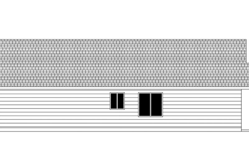 House Design - Exterior - Other Elevation for Ranch House Plan #943-46 - 3 bed, 2 bath