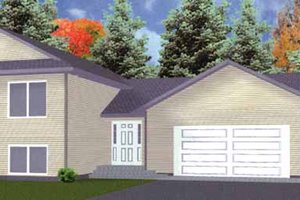 Home Plan - Traditional Exterior - Front Elevation Plan #980-2