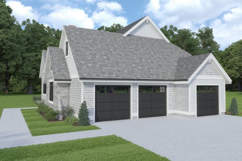 House Blueprint - Exterior - Other Elevation 1 for Cottage House Plan #1070-107 - 3 bed, 3.5 bath
