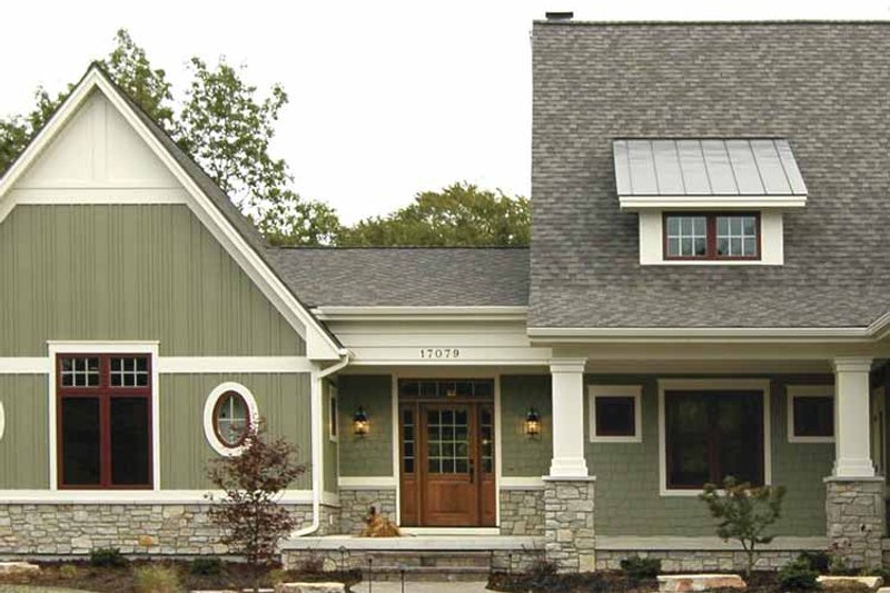 Home Plan - Exterior - Front Elevation 7 for Bungalow House Plan #928-169 - 2 bed, 2.5 bath