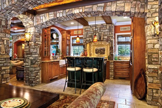 Interior - Kitchen for Mediterranean House Plan #930-70 - 3 bed, 2.5 bath