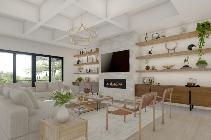 House Design - Interior - Family Room for Craftsman House Plan #1064-273 - 5 bed, 5 bath