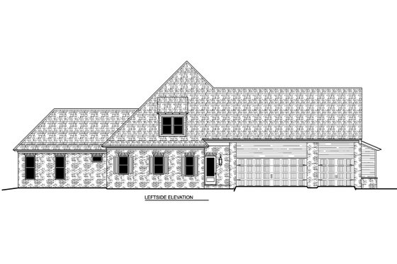 Exterior - Other Elevation for European House Plan #1081-36 - 4 bed, 4.5 bath