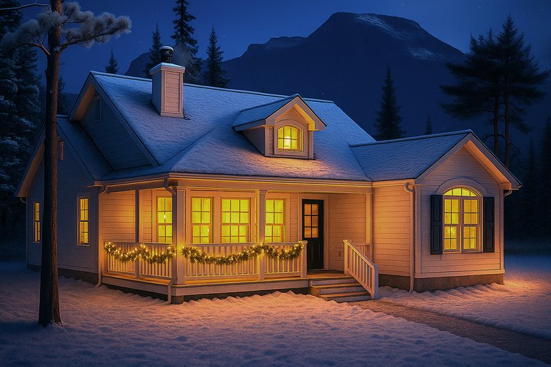Home Plan - Exterior - Other Elevation for Farmhouse House Plan #124-406 - 3 bed, 2 bath