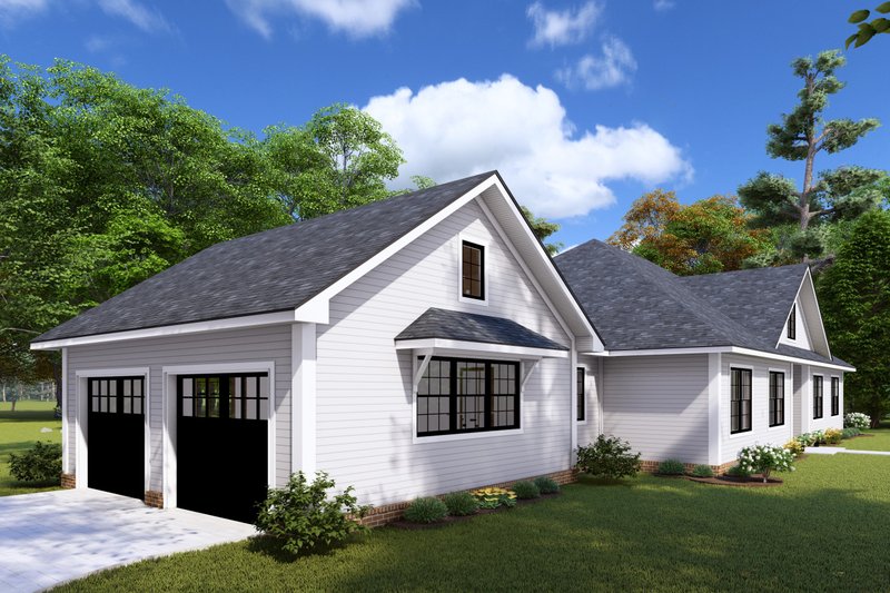 Dream House Plan - Exterior - Other Elevation 3 for Farmhouse House Plan #513-2257 - 3 bed, 2 bath
