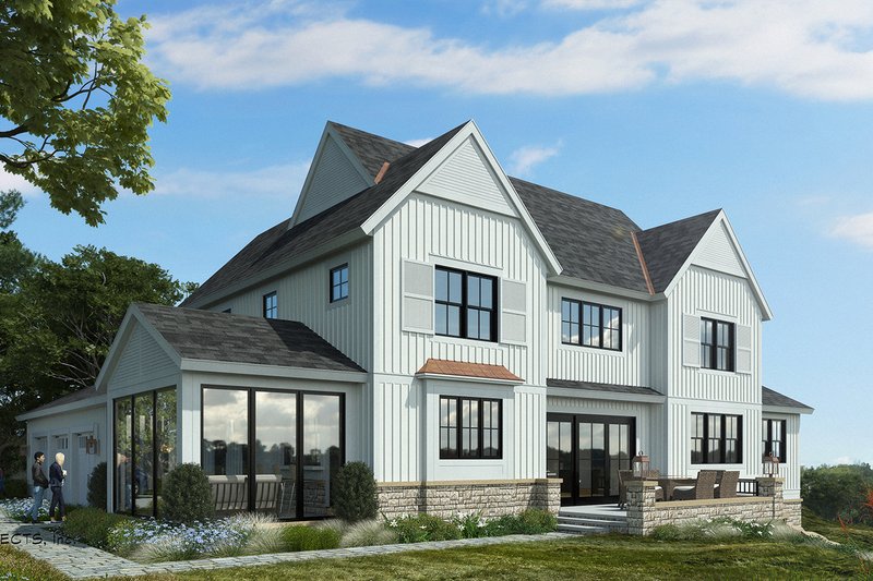Dream House Plan - Farmhouse Exterior - Front Elevation Plan #928-324