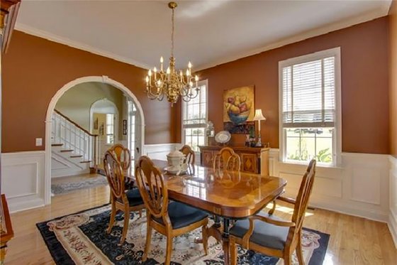 Interior - Dining Room for Classical House Plan #137-124 - 4 bed, 3 bath